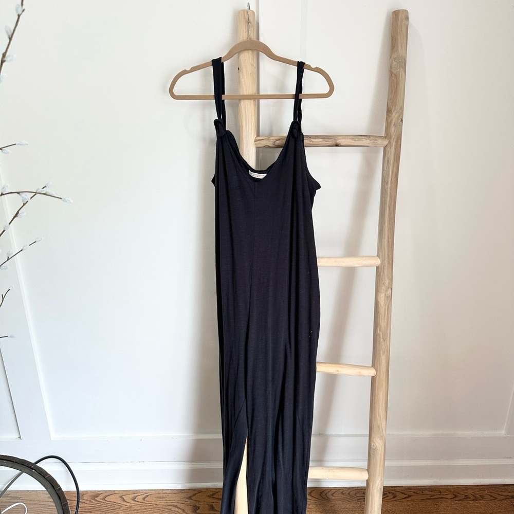 Black cotton Romper